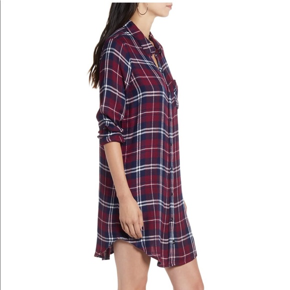 Rails Bianca Shirtdress. Flannel. Like new. - Picture 3 of 6